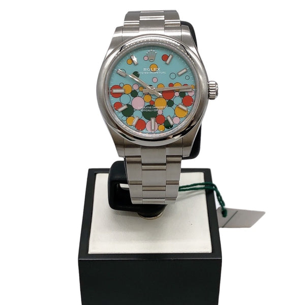 ロレックス ROLEX オイスターパーペチュアル31 セレブレーションモチーフ ターコイズ 277200 ステンレススチール ユニセックス 腕時計