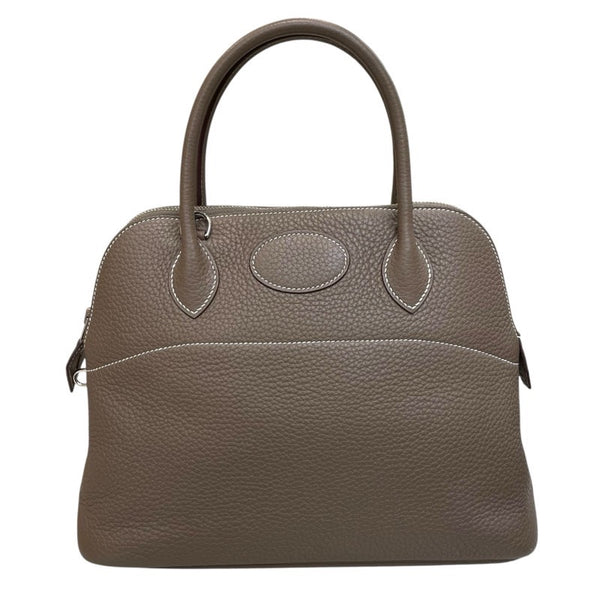 エルメス HERMES ボリード31 T刻 エトゥープ シルバー金具 トリヨンクレマンス レディース ハンドバッグ