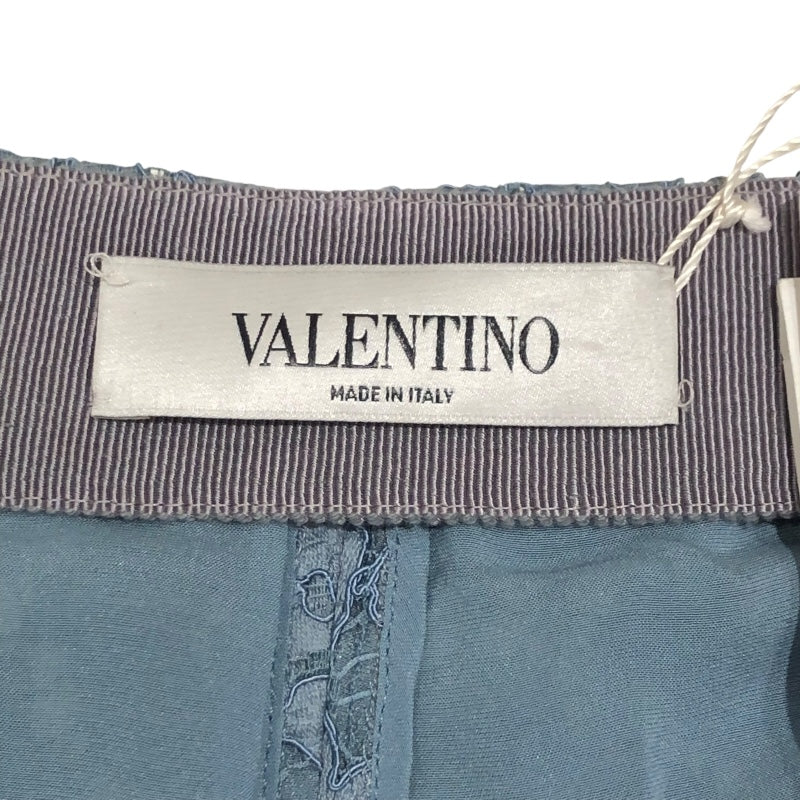 ヴァレンティノ VALENTINO レースロックスタッズショートパンツ NB2RF0L61EC ブルー コットン コットン レディース ショートパンツ