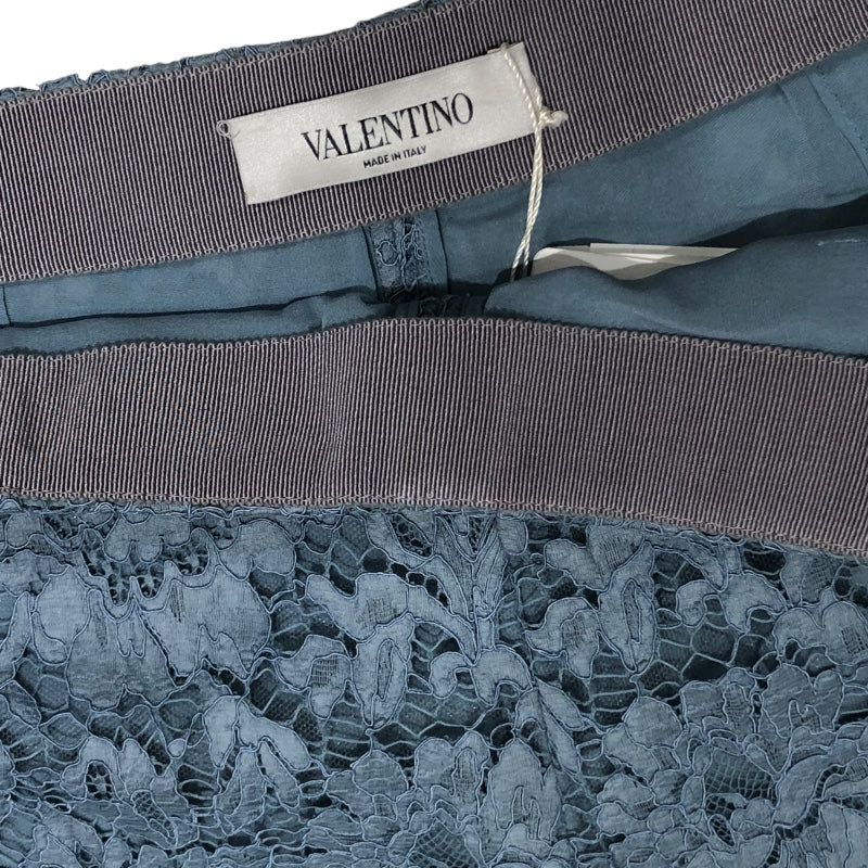 ヴァレンティノ VALENTINO レースロックスタッズショートパンツ NB2RF0L61EC ブルー コットン コットン レディース ショートパンツ