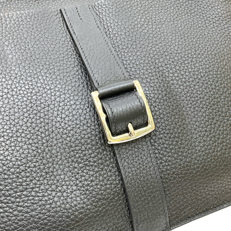 エルメス HERMES アルザン31 Y刻印 ブラック シルバー金具 トリヨンクレマンス レディース 2WAYショルダーバッグ