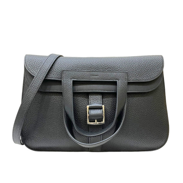 エルメス HERMES アルザン31 Y刻印 ブラック シルバー金具 トリヨンクレマンス レディース 2WAYショルダーバッグ