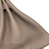 エルメス HERMES バーキン25 U刻印 エトゥープ GD金具 トゴ レディース ハンドバッグ