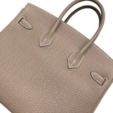 エルメス HERMES バーキン25 U刻印 エトゥープ GD金具 トゴ レディース ハンドバッグ