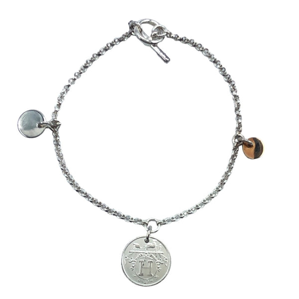 エルメス HERMES エクスリブリス ブレスレットPM Ag925/K18PG ジュエリー
