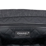 シャネル CHANEL CHANEL22 ミディアム AS3261 ブラック/SV金具 デニム レディース ショルダーバッグ