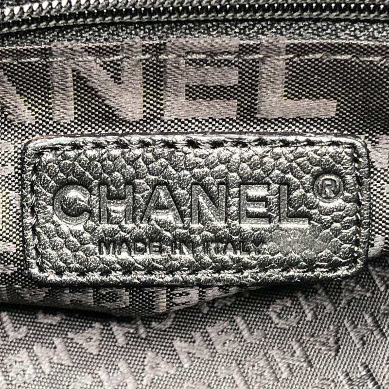 シャネル CHANEL ロゴツイードハンドバッグ ラム・ツイード レディース ハンドバッグ