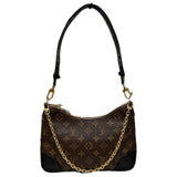 ルイ・ヴィトン LOUIS VUITTON ブローニュMM M45831 ブラウン/ゴールド金具 モノグラムキャンバス レディース ハンドバッグ