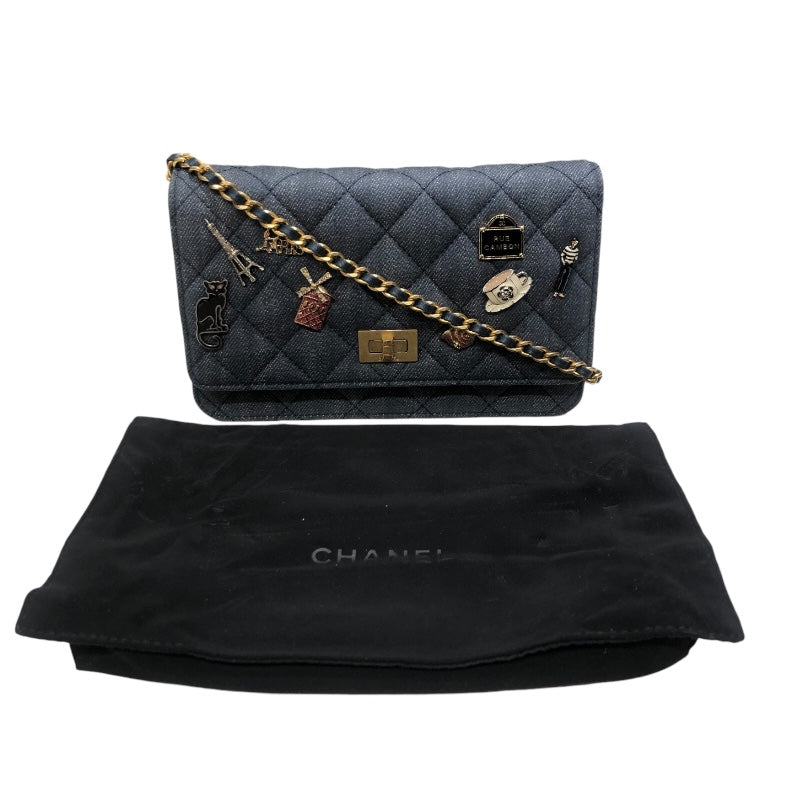 シャネル CHANEL 2.55 チェーンウォレット デニム レディース ショルダーバッグ | 中古ブランドリユースショップ OKURA(おお蔵)