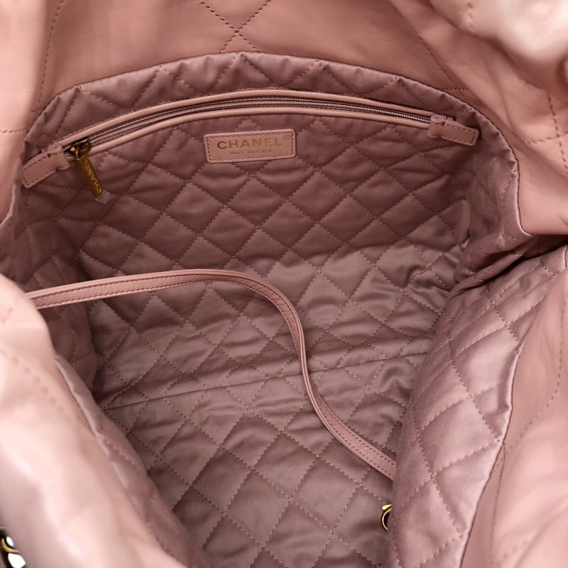 シャネル CHANEL CHANEL22 ミディアム AS3261 ピンク シャイニー