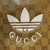 グッチ GUCCI X adidas ワイドブリムバケットハット 703821 イエロー ナイロン レディース その他ファッション雑貨