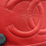 シャネル CHANEL バニティ A01998 レッド ゴールド金具 キャビアスキン レディース ハンドバッグ