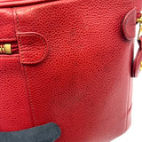 シャネル CHANEL バニティ A01998 レッド ゴールド金具 キャビアスキン レディース ハンドバッグ