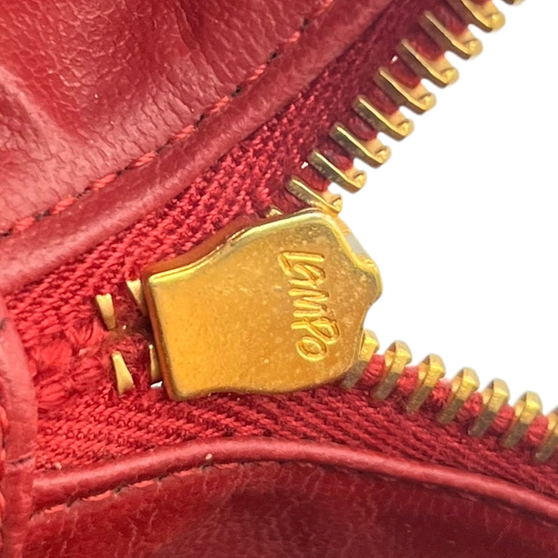 シャネル CHANEL バニティ A01998 レッド ゴールド金具 キャビアスキン レディース ハンドバッグ
