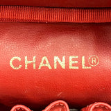 シャネル CHANEL バニティ A01998 レッド ゴールド金具 キャビアスキン レディース ハンドバッグ