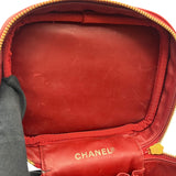 シャネル CHANEL バニティ A01998 レッド ゴールド金具 キャビアスキン レディース ハンドバッグ