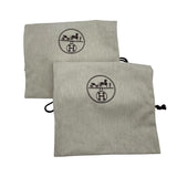 エルメス HERMES エスパドリーユフラットシューズ シルバー レディース その他靴