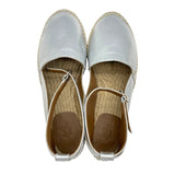 エルメス HERMES エスパドリーユフラットシューズ シルバー レディース その他靴