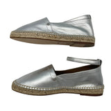 エルメス HERMES エスパドリーユフラットシューズ シルバー レディース その他靴