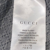 グッチ GUCCI ディアマンテ総柄ポロシャツ 251624 グレー コットン コットン メンズ ポロシャツ