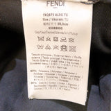 フェンディ FENDI ズッカ柄ベースボールキャップ FXQ675 ブラウン ゴールド金具 コットン レディース その他ファッション雑貨