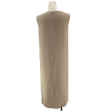 エルメス HERMES シルクノースリーブワンピース ベージュ シルク シルク レディース ワンピース