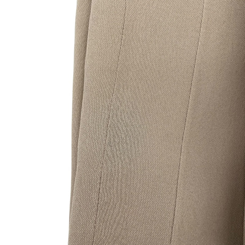 エルメス HERMES シルクノースリーブワンピース ベージュ シルク シルク レディース ワンピース