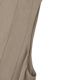 エルメス HERMES シルクノースリーブワンピース ベージュ シルク シルク レディース ワンピース