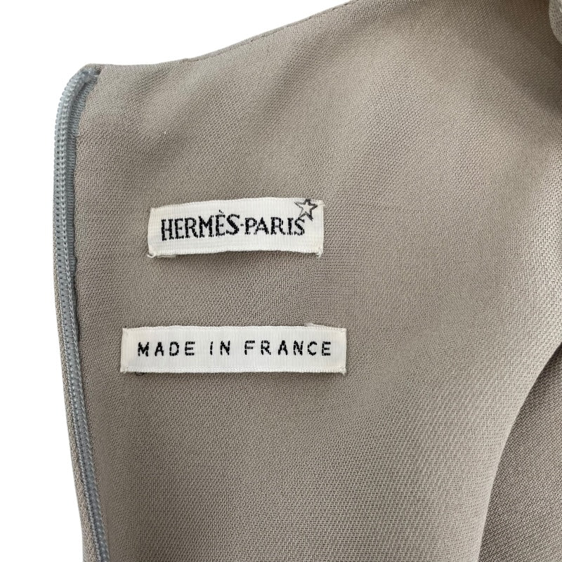 n*a様 ★お値下げ★ エルメス ワンピース シルク HERMES(エルメス) ツイルレーヌ シルク混ニットワンピース
