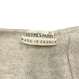 エルメス HERMES ノースリーブワンピース グレー カシミヤ レディース ワンピース