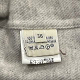 エルメス HERMES ノースリーブワンピース グレー カシミヤ レディース ワンピース