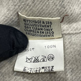 エルメス HERMES ノースリーブワンピース グレー カシミヤ レディース ワンピース