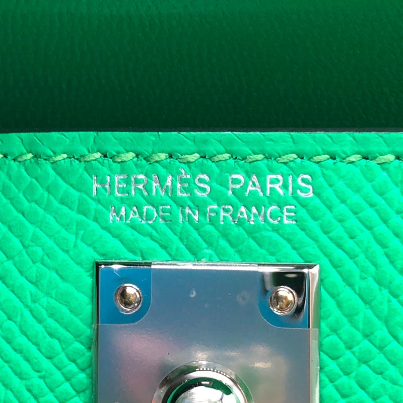 エルメス HERMES ミニケリー2トリコロール W刻 ヴェールユッカ/ヴェールフィズ ヴォーエプソン レディース ショルダーバッグ