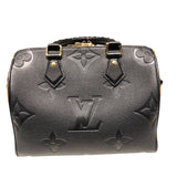 ルイ・ヴィトン LOUIS VUITTON スピーディバンドリエール25 M58524 ブラックｘレオパード柄 モノグラムアンプラント レディース ハンドバッグ