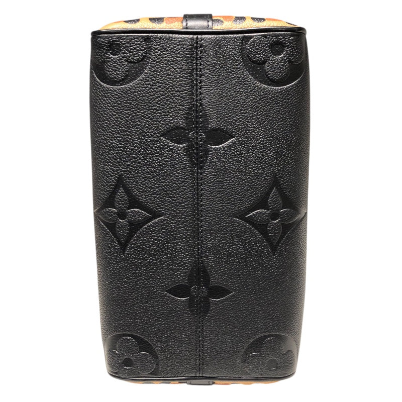 ルイ・ヴィトン LOUIS VUITTON スピーディバンドリエール25 M58524 ブラックｘレオパード柄 モノグラムアンプラント レディース ハンドバッグ