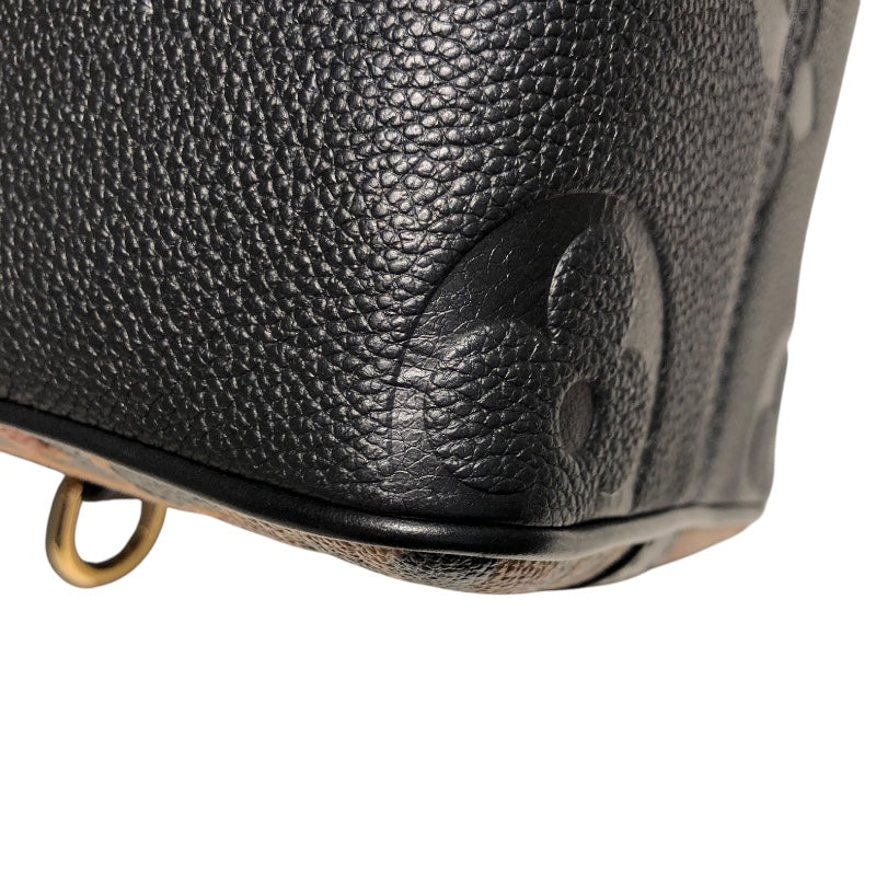 ルイ・ヴィトン LOUIS VUITTON スピーディバンドリエール25 M58524 ブラックｘレオパード柄 モノグラムアンプラント レディース ハンドバッグ