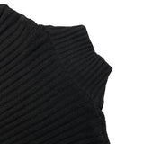 シャネル CHANEL ヴィンテージカメリアワッペンカシミヤニットセーター P08835 ブラック カシミア レディース ニット
