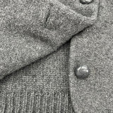 エンポリオ・アルマーニ EMPORIO ARMANI ウールニットジャケット グレー ウール レディース その他アウター