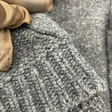 エンポリオ・アルマーニ EMPORIO ARMANI ウールニットジャケット グレー ウール レディース その他アウター