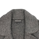 エンポリオ・アルマーニ EMPORIO ARMANI ウールニットジャケット グレー ウール レディース その他アウター