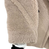 マックスマーラ Max Mara テディベアアイコンロングコート S ベージュ アルパカ レディース ピーコート