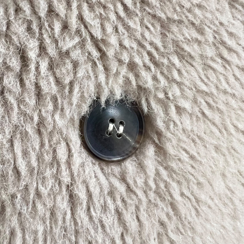 マックスマーラ Max Mara テディベアアイコンロングコート S ベージュ アルパカ レディース ピーコート