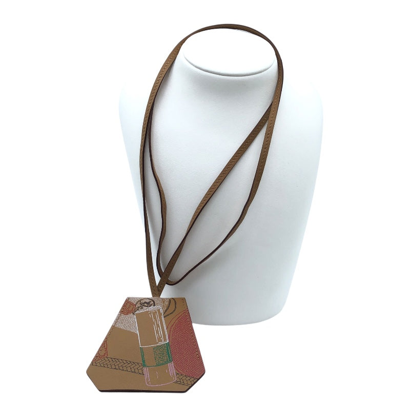 エルメス HERMES クロシェット　インアンドアウト　ネックレス ビスキュイ　SV金具 スイフト アクセサリー