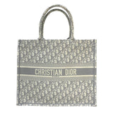 クリスチャン・ディオール Christian Dior ブックトート ラージ M1286ZRIW ライトグレー ジャガード レディース ハンドバッグ