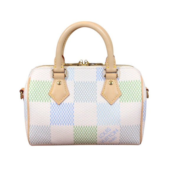 ルイ・ヴィトン LOUIS VUITTON スピーディ・バンドリエール20 N40515 ピスタチオ ダミエキャンバス レディース ハンドバッグ