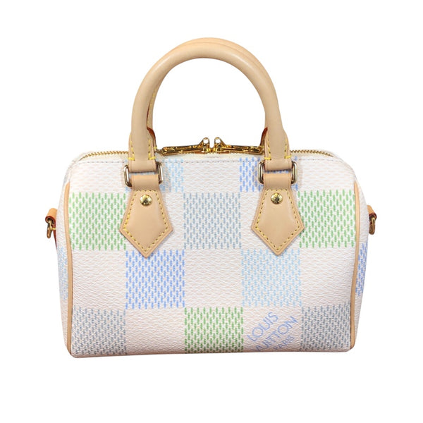 ルイ・ヴィトン LOUIS VUITTON スピーディ・バンドリエール20 N40515 ピスタチオ ダミエキャンバス レディース ハンドバッグ
