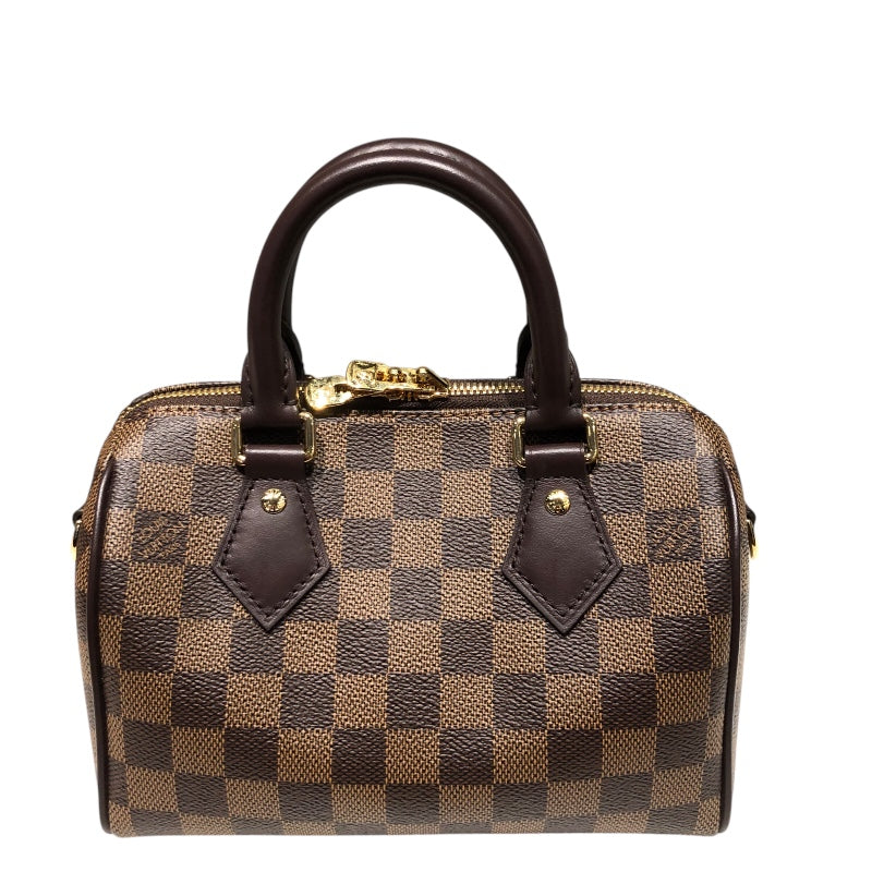 ルイ・ヴィトン LOUIS VUITTON スピーディ・バンドリエール20 N40489 ブラウン ダミエ レディース ハンドバッグ