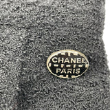 シャネル CHANEL ツイードガウチョパンツ P54700 ブラック ウール レディース パンツ