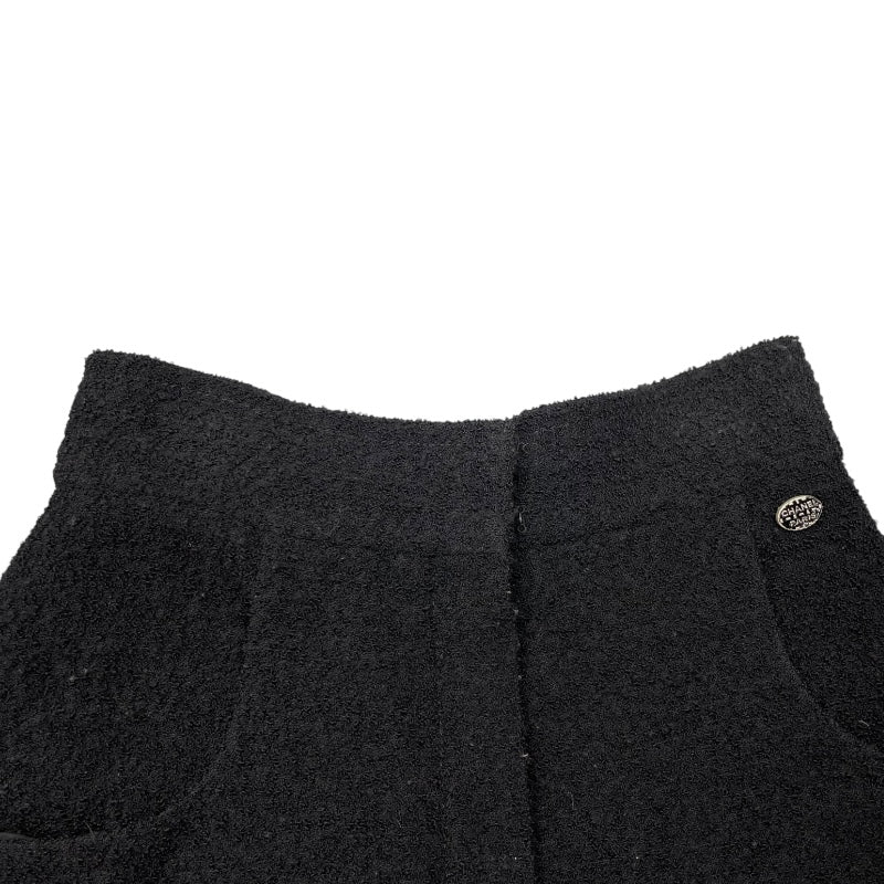 CHANELパンツ CHANEL】シャネル『ストライプ ココマーク ワイドパンツ size40