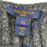 ルイ・ヴィトン LOUIS VUITTON 変形ノースリーブニットワンピ FNKD97 ブラック ウール レディース ワンピース